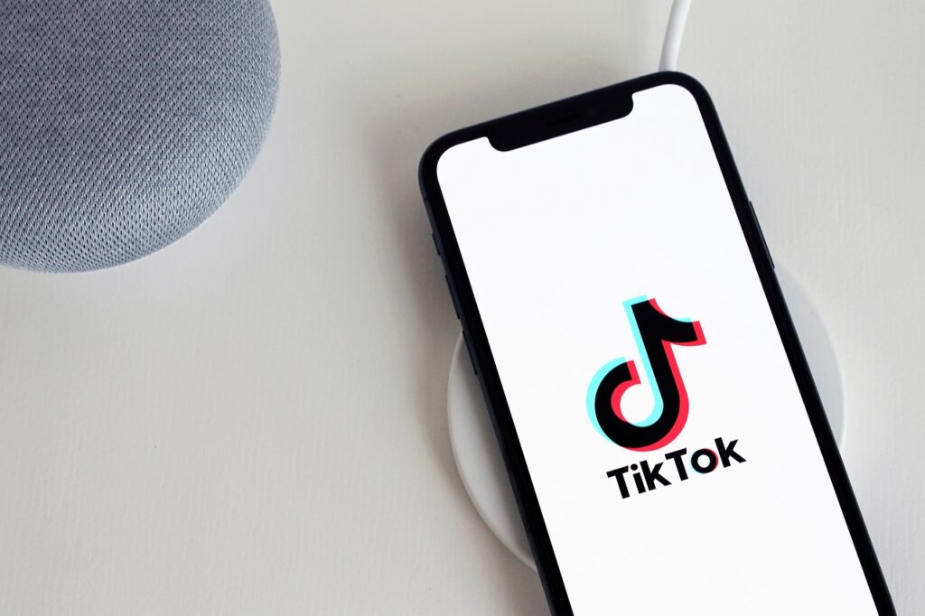 TikTo app on a phone